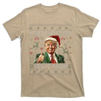 Make Christmas Great Again Funny Santa Trump 2024 Xmas T-Shirt