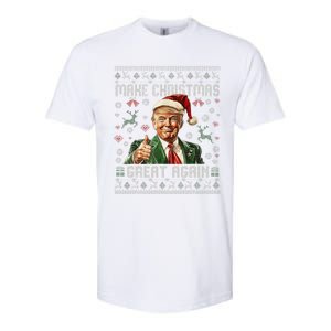 Make Christmas Great Again Funny Santa Trump 2024 Xmas Softstyle CVC T-Shirt