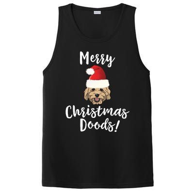 Merry Christmas Goldendoodle Funny Dog Gift PosiCharge Competitor Tank