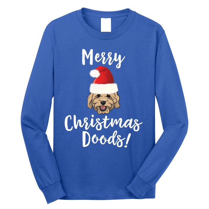 Merry Christmas Goldendoodle Funny Dog Gift Long Sleeve Shirt