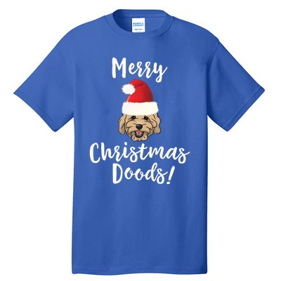 Merry Christmas Goldendoodle Funny Dog Gift Tall T-Shirt