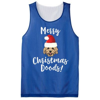 Merry Christmas Goldendoodle Funny Dog Gift Mesh Reversible Basketball Jersey Tank