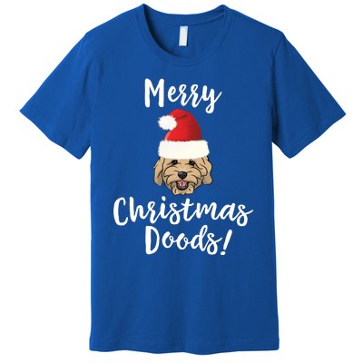 Merry Christmas Goldendoodle Funny Dog Gift Premium T-Shirt