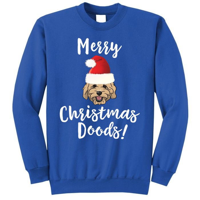 Merry Christmas Goldendoodle Funny Dog Gift Tall Sweatshirt