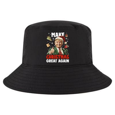 Make Christmas Great Again Pro Donald Trump Holiday Cool Comfort Performance Bucket Hat