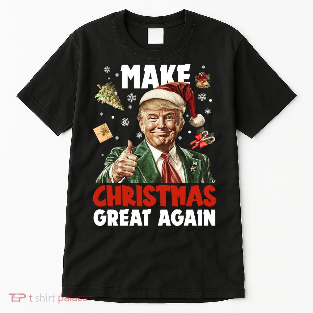 Make Christmas Great Again Pro Donald Trump Holiday Tall T-Shirt
