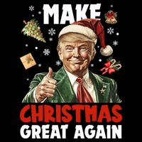 Make Christmas Great Again Pro Donald Trump Holiday Tall T-Shirt