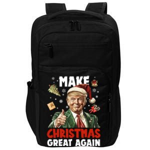 Make Christmas Great Again Pro Donald Trump Holiday Impact Tech Backpack