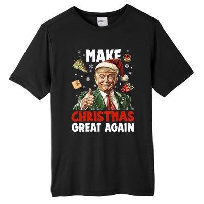 Make Christmas Great Again Pro Donald Trump Holiday Tall Fusion ChromaSoft Performance T-Shirt