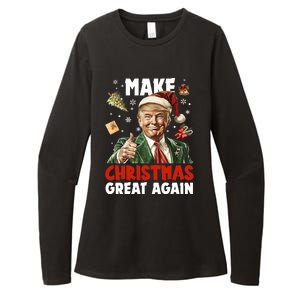 Make Christmas Great Again Pro Donald Trump Holiday Womens CVC Long Sleeve Shirt