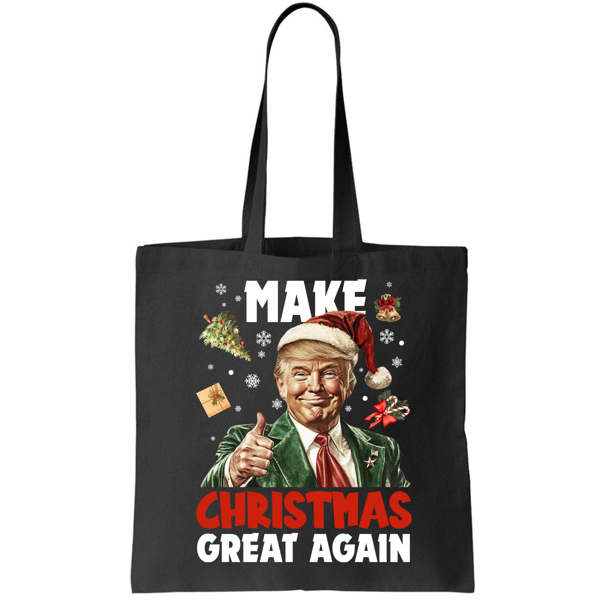 Make Christmas Great Again Pro Donald Trump Holiday Bag