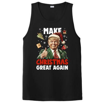 Make Christmas Great Again Pro Donald Trump Holiday PosiCharge Competitor Tank