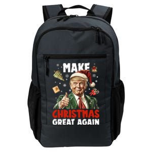 Make Christmas Great Again Pro Donald Trump Holiday Daily Commute Backpack