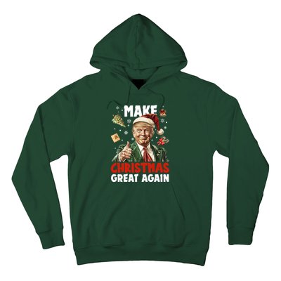 Make Christmas Great Again Pro Donald Trump Holiday Hoodie