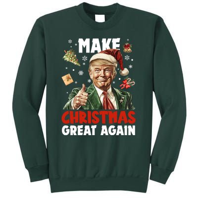 Make Christmas Great Again Pro Donald Trump Holiday Sweatshirt