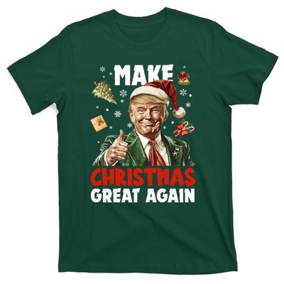 Make Christmas Great Again Pro Donald Trump Holiday T-Shirt