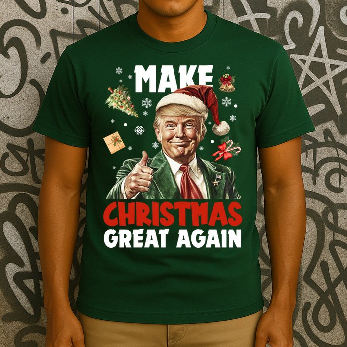 Make Christmas Great Again Pro Donald Trump Holiday T-Shirt