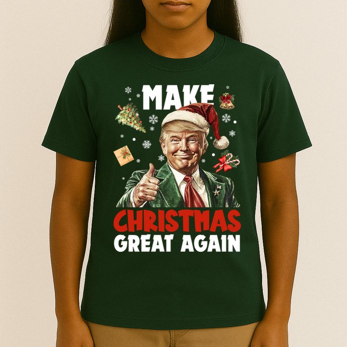Make Christmas Great Again Pro Donald Trump Holiday T-Shirt