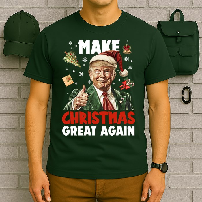 Make Christmas Great Again Pro Donald Trump Holiday T-Shirt