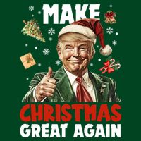 Make Christmas Great Again Pro Donald Trump Holiday T-Shirt
