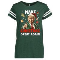 Make Christmas Great Again Pro Donald Trump Holiday Enza Ladies Jersey Football T-Shirt