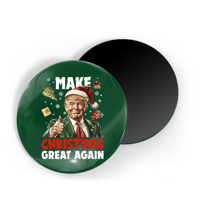 Make Christmas Great Again Pro Donald Trump Holiday Magnet