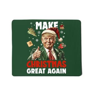 Make Christmas Great Again Pro Donald Trump Holiday Mousepad