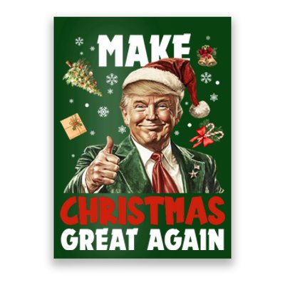 Make Christmas Great Again Pro Donald Trump Holiday Poster