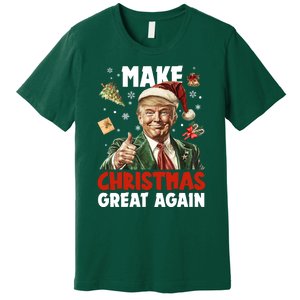 Make Christmas Great Again Pro Donald Trump Holiday Premium T-Shirt