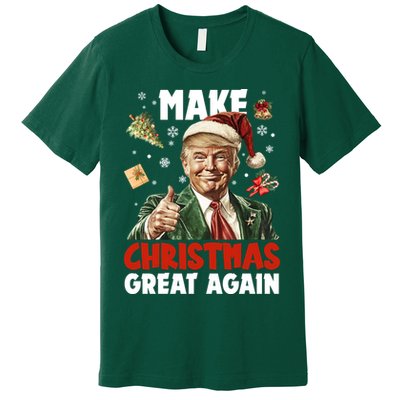 Make Christmas Great Again Pro Donald Trump Holiday Premium T-Shirt