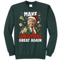 Make Christmas Great Again Pro Donald Trump Holiday Tall Sweatshirt