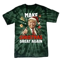 Make Christmas Great Again Pro Donald Trump Holiday Tie-Dye T-Shirt