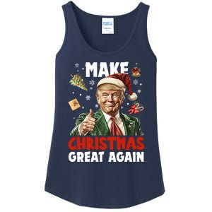 Make Christmas Great Again Pro Donald Trump Holiday Ladies Essential Tank