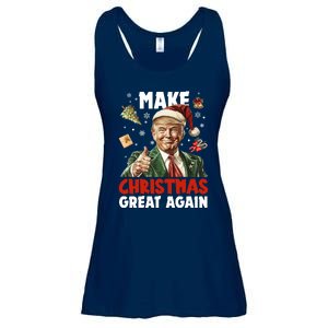 Make Christmas Great Again Pro Donald Trump Holiday Ladies Essential Flowy Tank