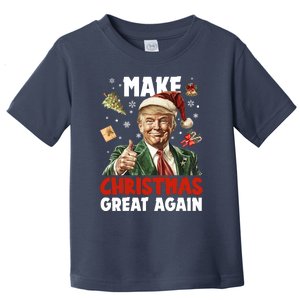 Make Christmas Great Again Pro Donald Trump Holiday Toddler T-Shirt