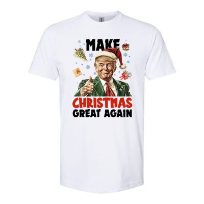 Make Christmas Great Again Pro Donald Trump Holiday Softstyle CVC T-Shirt