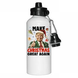 Make Christmas Great Again Pro Donald Trump Holiday Aluminum Water Bottle