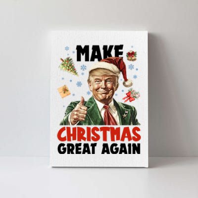 Make Christmas Great Again Pro Donald Trump Holiday Canvas