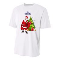 Merry Christmas Gift Santa Christmas Day Performance Sprint T-Shirt