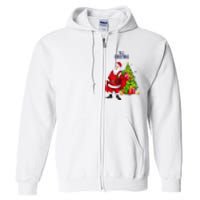 Merry Christmas Gift Santa Christmas Day Full Zip Hoodie