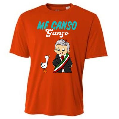 Me Canso Ganso Baby Amlo Cute Lopez Obrador Mexico Cooling Performance Crew T-Shirt