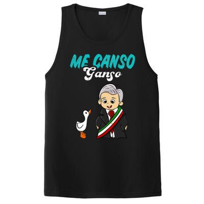 Me Canso Ganso Baby Amlo Cute Lopez Obrador Mexico PosiCharge Competitor Tank