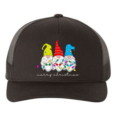 Merry Christmas Gnome Yupoong Adult 5-Panel Trucker Hat