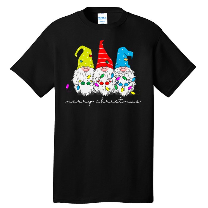 Merry Christmas Gnome Tall T-Shirt