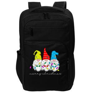 Merry Christmas Gnome Impact Tech Backpack