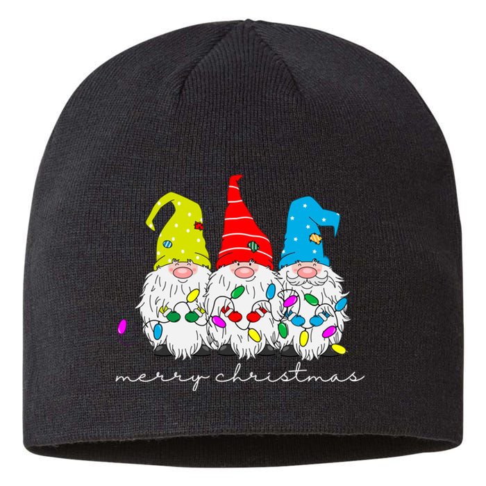 Merry Christmas Gnome Sustainable Beanie