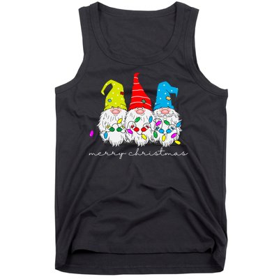 Merry Christmas Gnome Tank Top