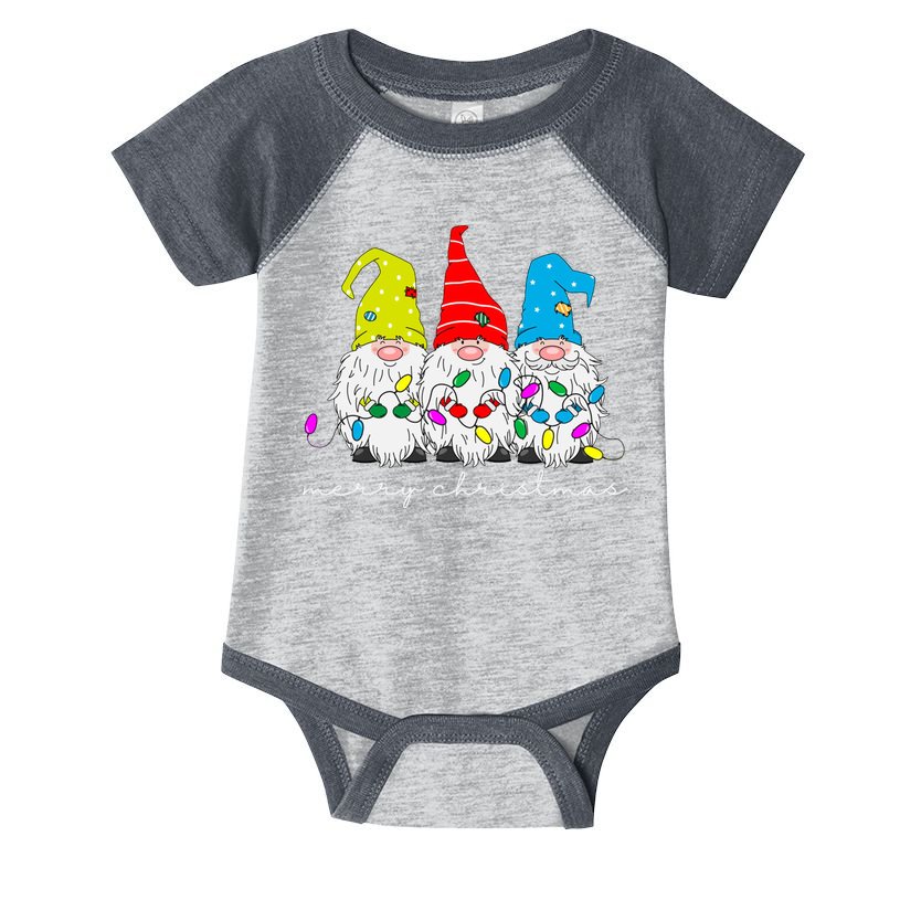 Merry Christmas Gnome Infant Baby Jersey Bodysuit