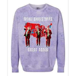 Make Christmas Great Again Trump Pajamas Ugly Colorblast Crewneck Sweatshirt