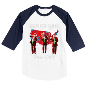 Make Christmas Great Again Trump Pajamas Ugly Baseball Sleeve Shirt